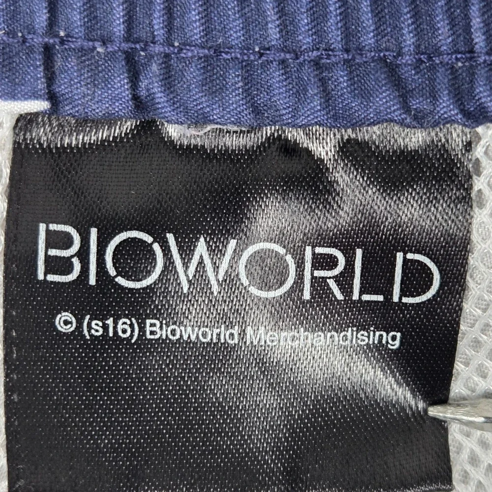 Bioworld Mens American Flag Board Shorts‎ USA Stars Stripes Swim Trunks 2XL